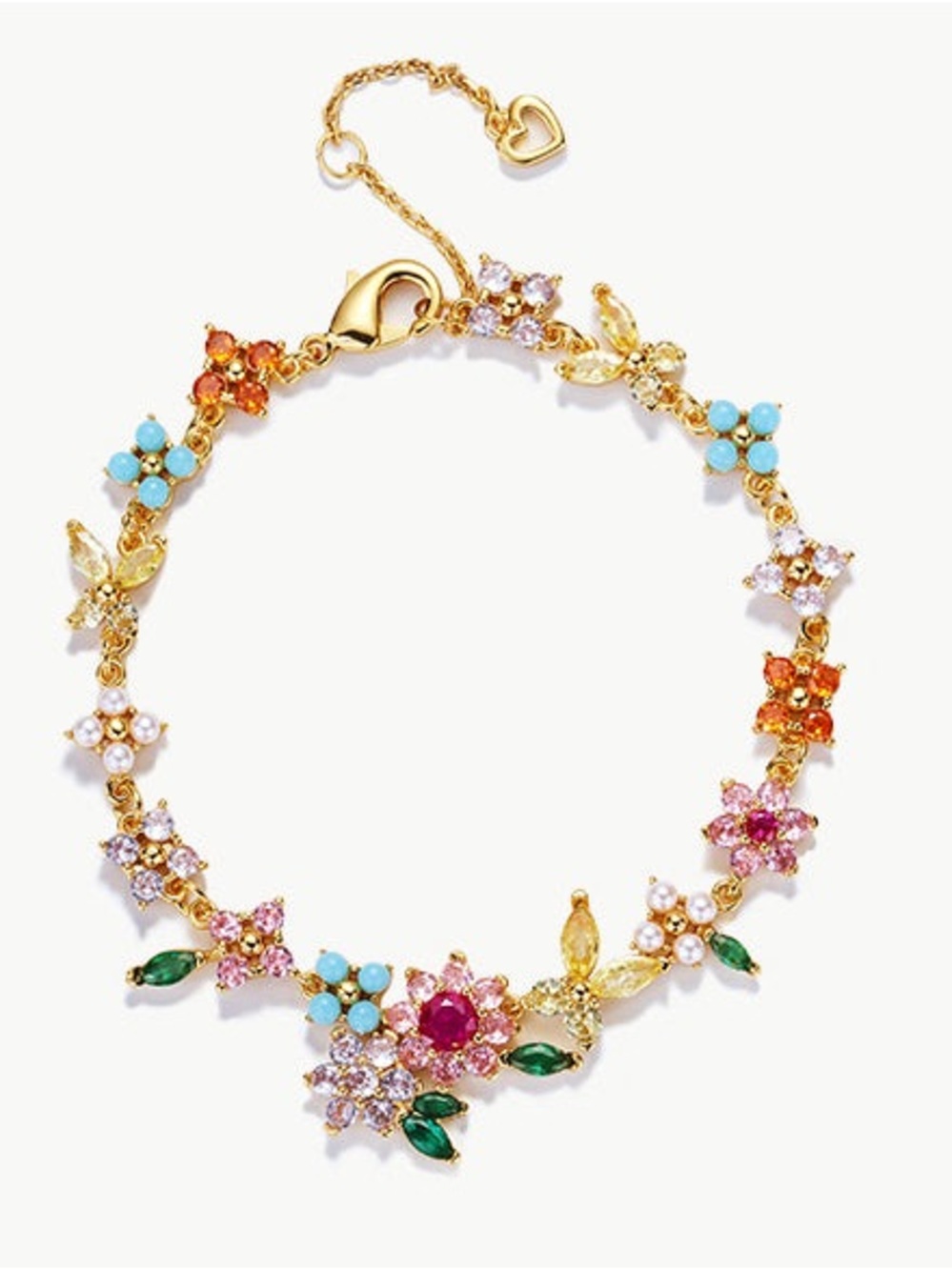 KATE SPADE • New Bloom Flower Butterfly Bracelet NWT